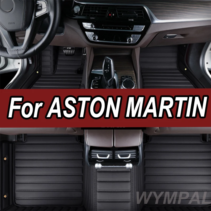 Luxury Car Floor Mats For ASTON MARTIN Rapide Vanquish DB7 DB11 DB9 DBX DBS vantage Waterproof Accessories