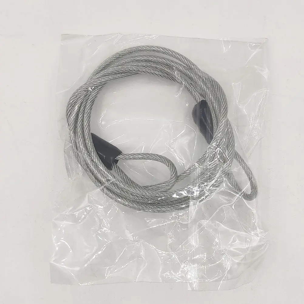 

Набор из 3-х стальных тросовых замков с двойной петлей, устойчивых к царапинам и ржавчине, для велосипедов, багажных кофров, чехлов для автомобилей