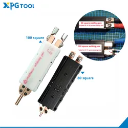 Stylo de soudage par points 80/100 avec déclencheur automatique carré, accessoires de soudage de feuille de nickel/cuivre, machine à souder par points, outillage 0.1-0.5