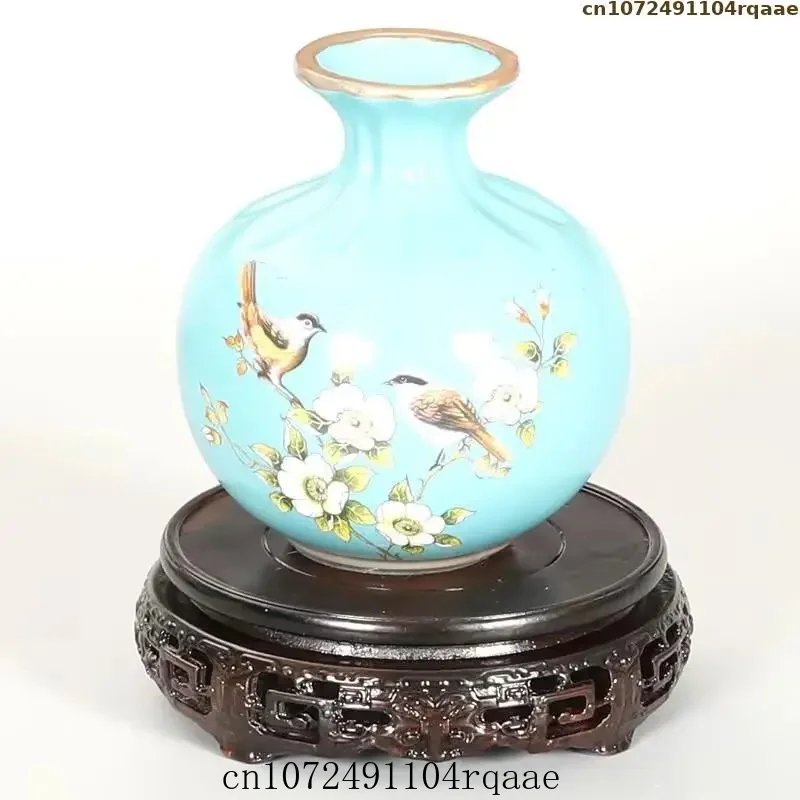 Mini Ebony Wooden Round Display Stand Antique Pedestal Base for Miniature Model Small Figurine Succulent Bonsai Home Decor