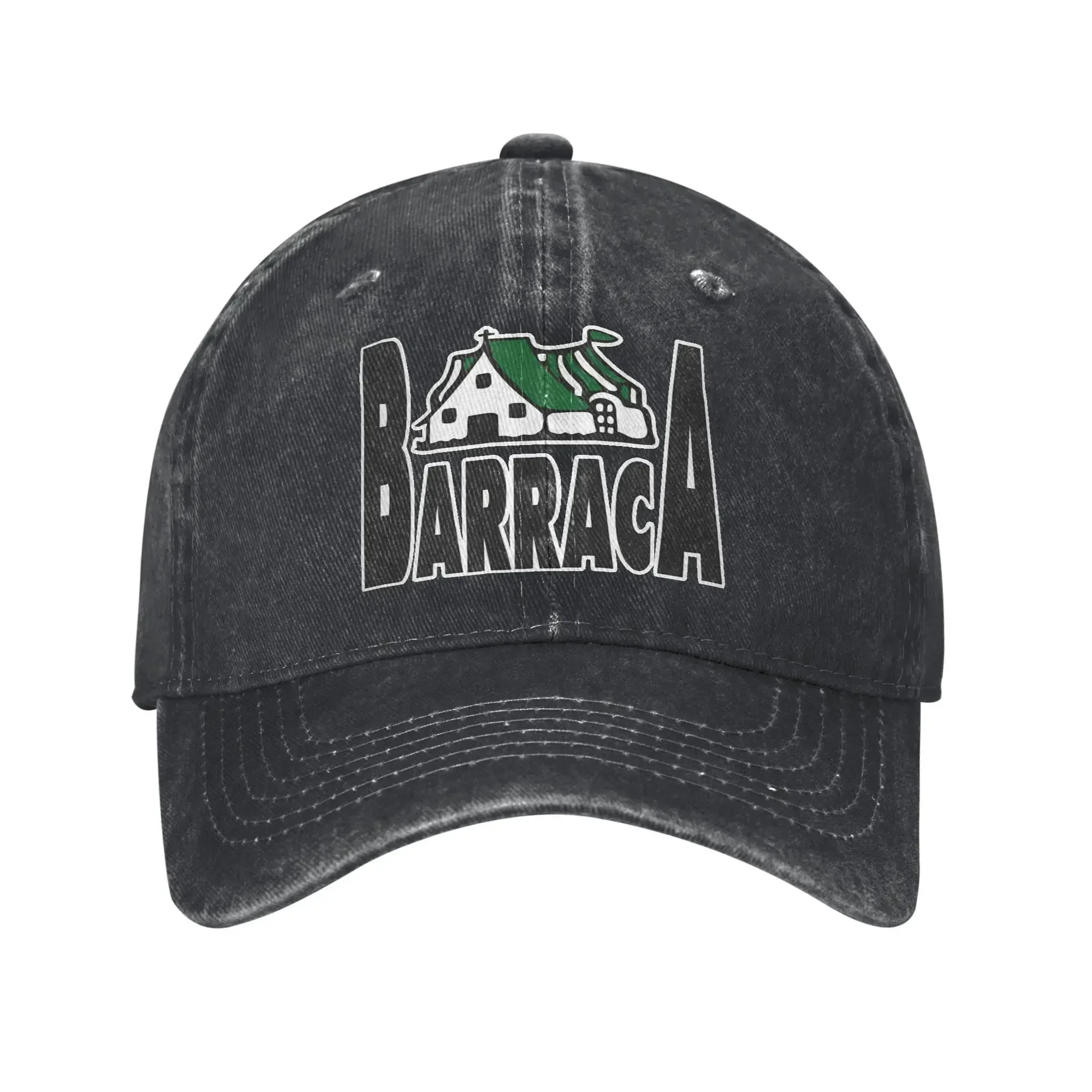 2026 Vintage Barraca Discoteca DJ Spain Disco Baseball Caps Unisex Distressed Denim Washed Snapback Hat Nightclub Outdoor Adjust