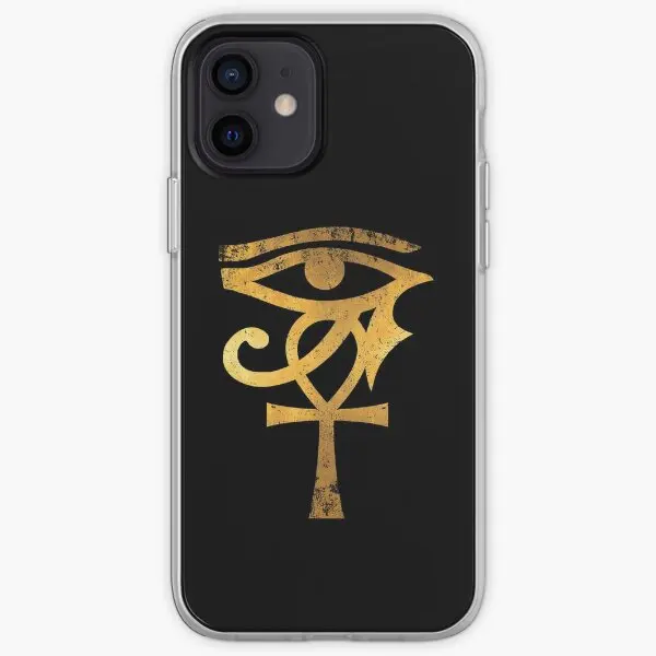 Ankh Eye Of Horus Symbol Egyptian Si  Phone Case Customizable for iPhone 6 6S 7 8 Plus X XS XR Max 11 12 13 14 Pro Max Mini