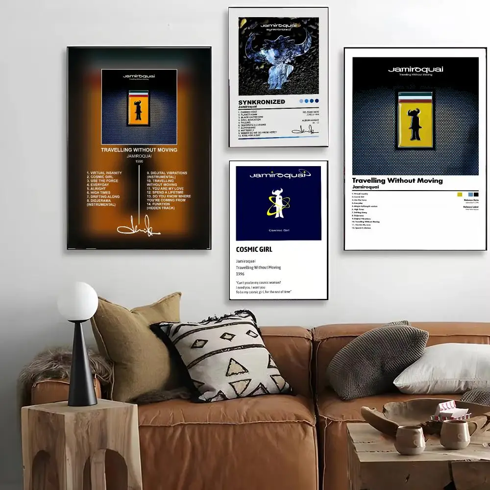 Music Jamiroquai Virtual Insanity Poster HD Decorative Wall Art for Living Room Bedroom Café Stylish Home Décor Gift