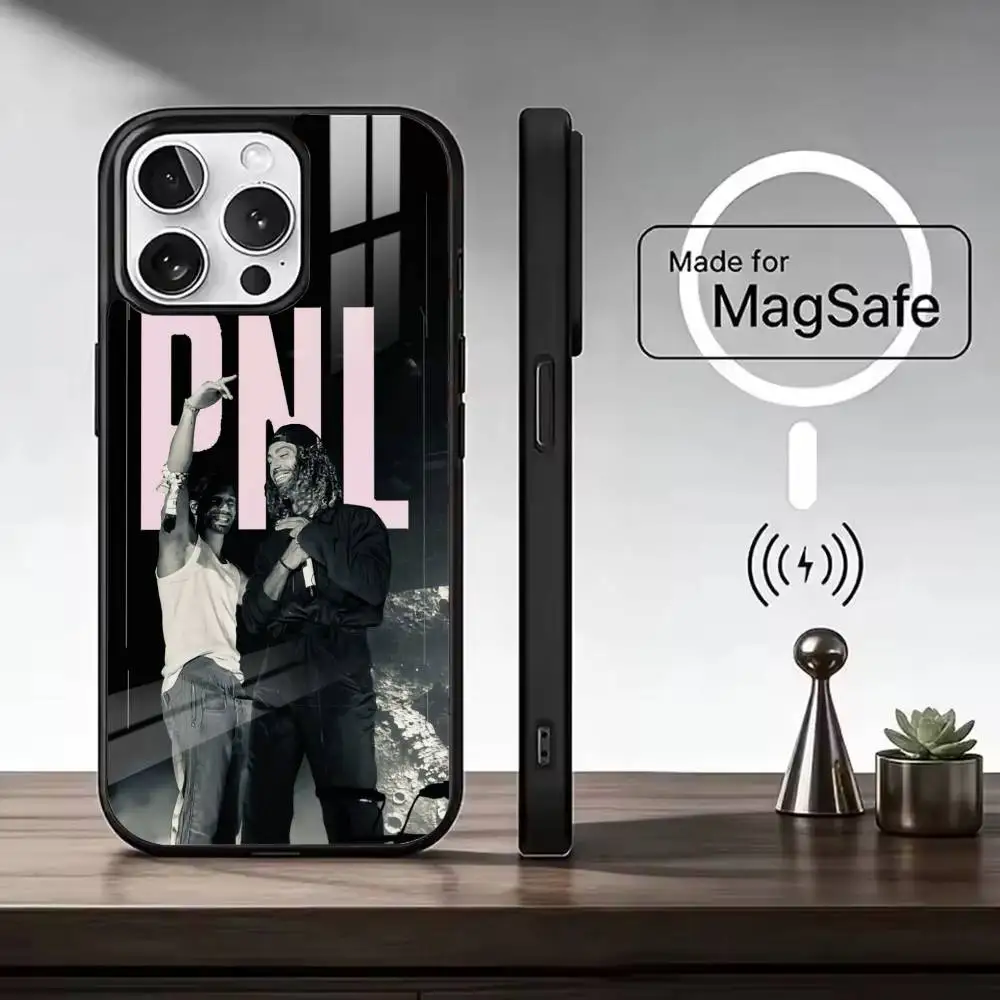 PNL QLF Singer Rapper Band Phone Case For iPhone17,16,15,14,13,12,11 Plus,Pro Max, New Magnetic Wireless Charging