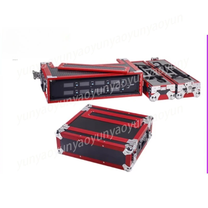 

2U Microphone Air Case Receiver Cabinet 3U Wireless Storage Box Microphone Peripheral Chassis