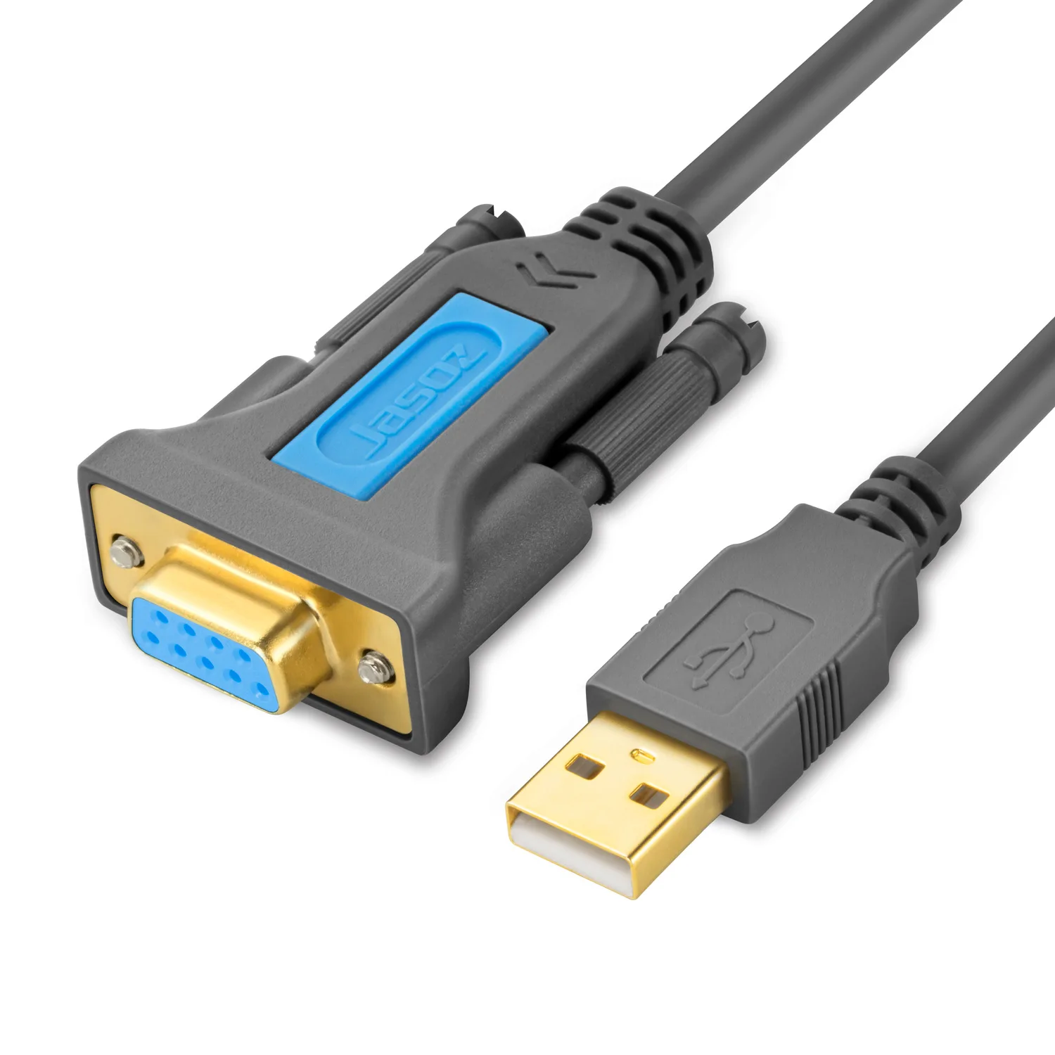 Jasoz Port szeregowy USB na RS232 szeregowy Adapter do kabla PDA 9 DB9 Pin profific PL2303 dla Windows 7 8.1 10 Vista Mac OS kabel USB RS232
