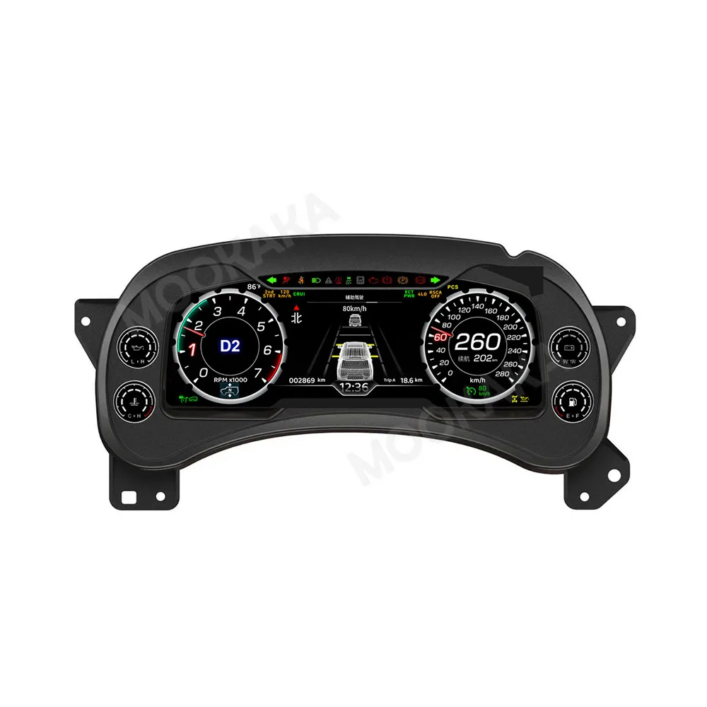 LCD Digital Cluster Virtual Cockpit For Cadillac Escalade Chevrolet Tahoe GMC Yukon 2001-2007 Instrument Speedometer Dashboard
