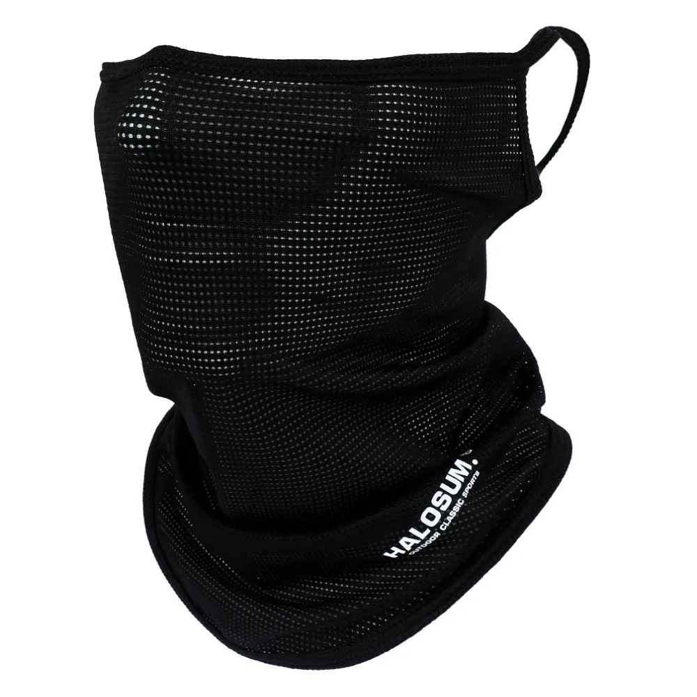 Unisex Cycling Fishing Sports Neck Cover UPF50 Anti UV Hanging Ear Protection Face Towel, Quick Drying and Breathable