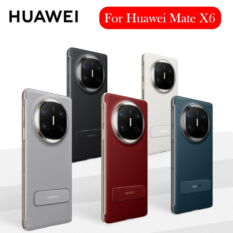 

Роскошный кожаный оригинальный кронштейн для Huawei X6, задняя крышка