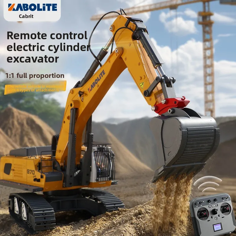 

KABOLITE 1/18 5901 100S RC Excavator Remoted Digger Truck With Claw Ripper Construction Car Machine Vehicle Hobby Toys for Boys
