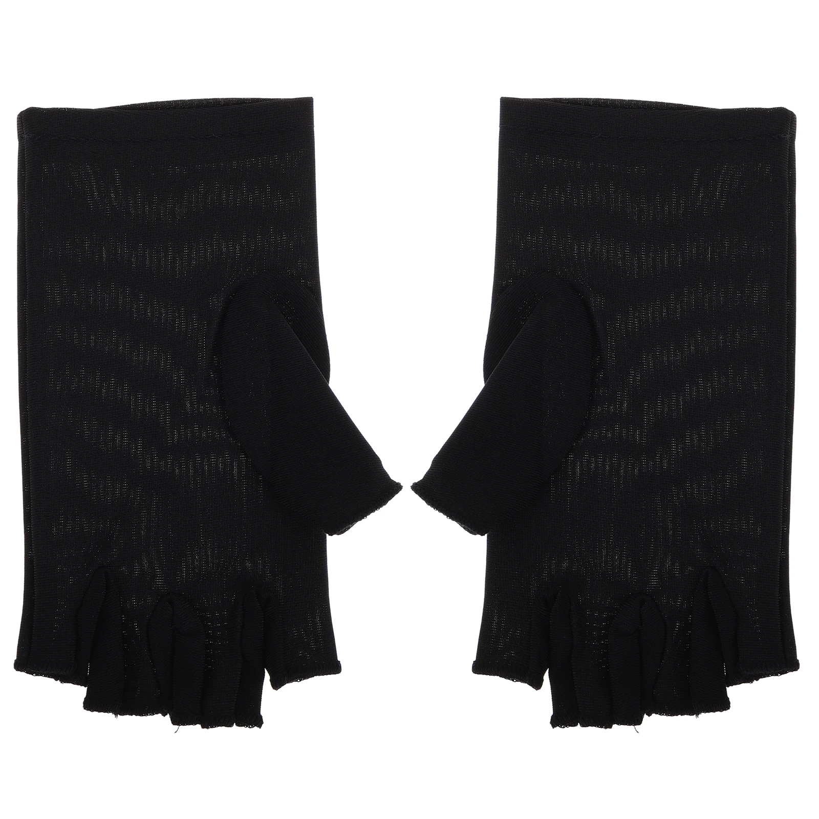 

Sun Protection Gloves UV Blocking Half Finger for Driving Biking Gel Manicure Nail Care Outdoor Activities Women H