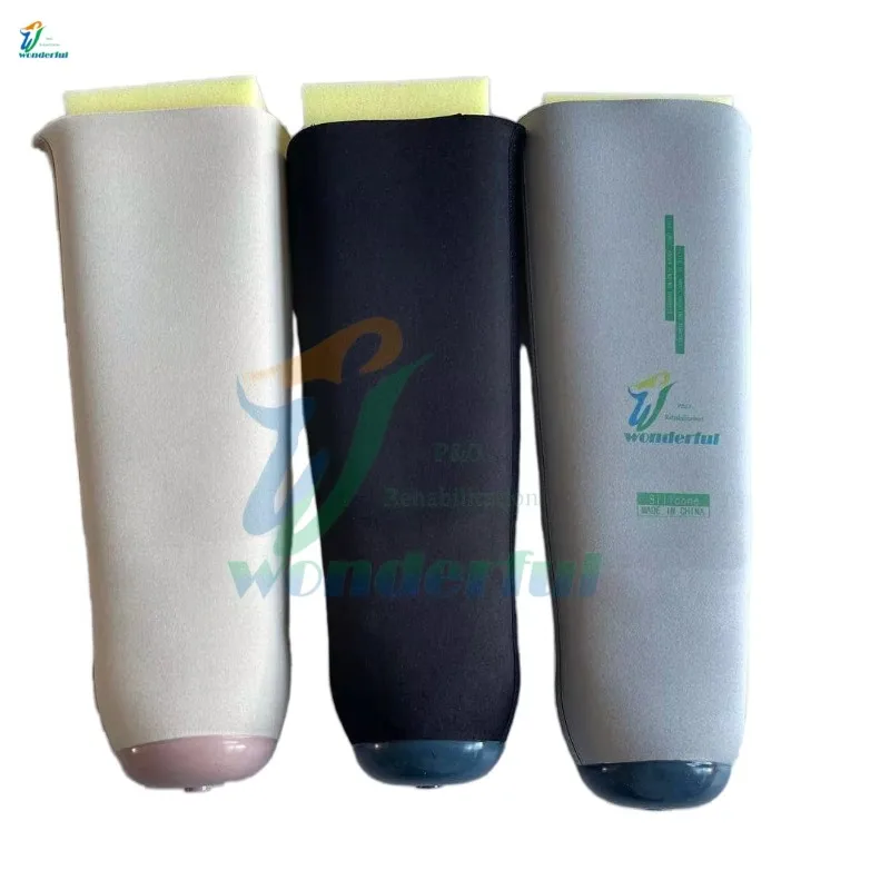 Comfortable Prosthetic Gel Sleeves Hospital Use Artificial Limb Prosthetic Leg Gel Implants Interventional Materials