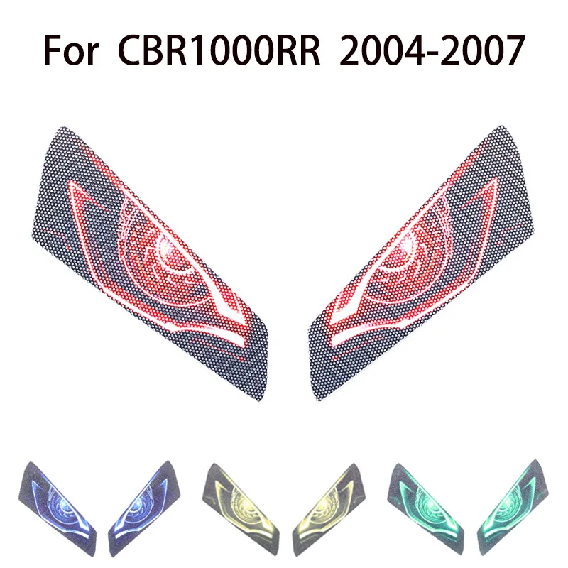 Motorcycle Headlight Sticker For Honda CBR1000RR CBR 1000 RR CBR1000 rr 2004 2005 2006 2007 Decals Head Light Pegatinas 3D Guard