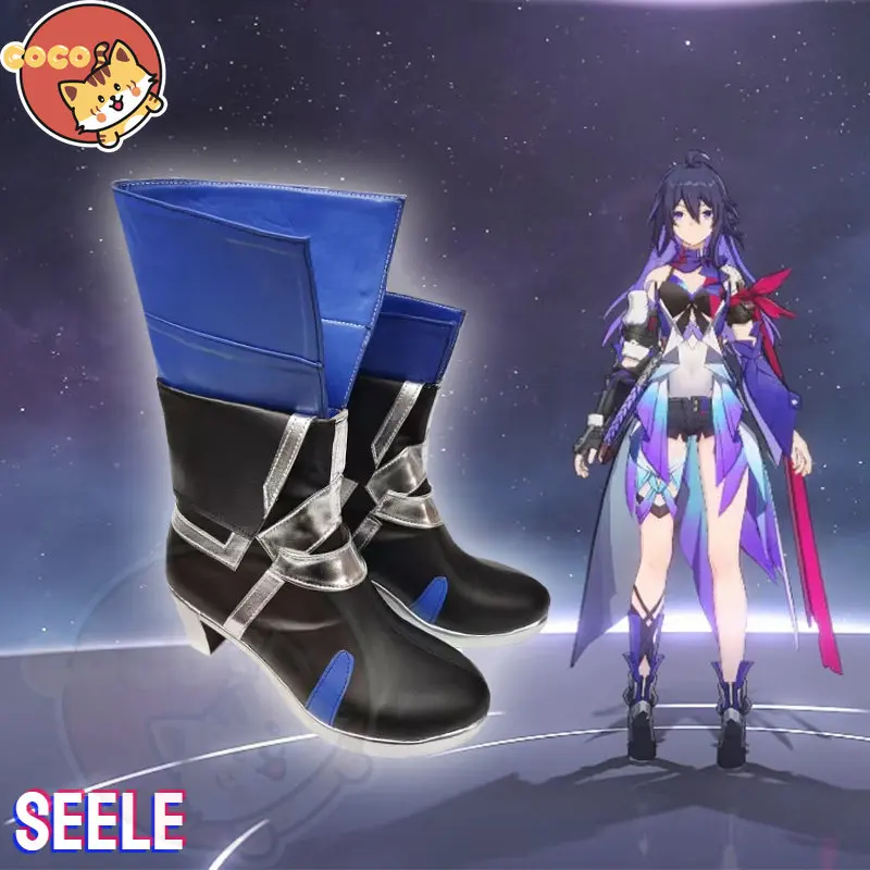 

CoCos Game Honkai Star Rail Seele Cosplay Shoes Game Cos Star Rail Cosplay Seele Cosplay Boots Unisex Role Play Any Size Shoes