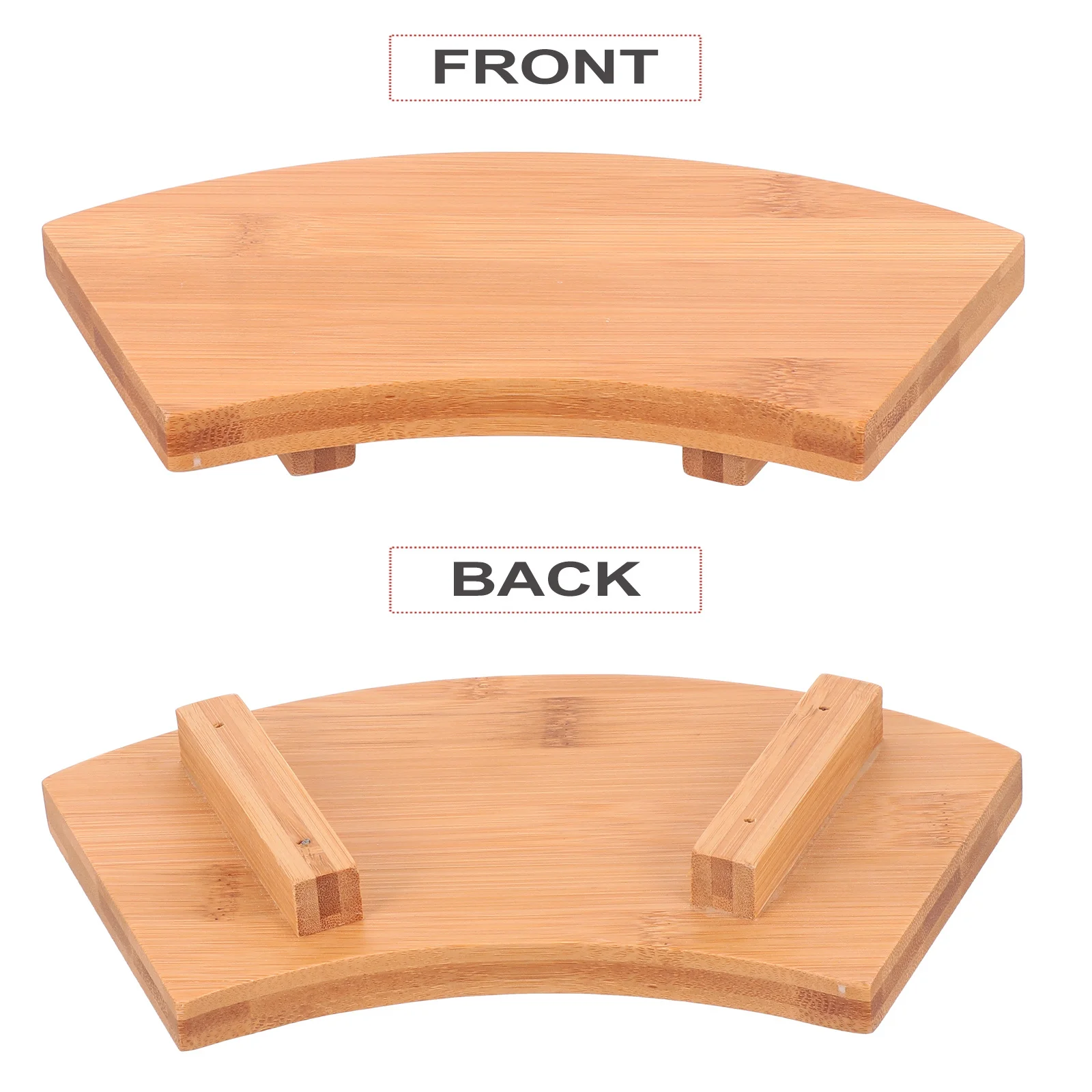 

Sushi Bamboo Serving Plate Multi-Purpose Safe Healthy Materials Environmentally Friendly Biodegradable Creative Shape