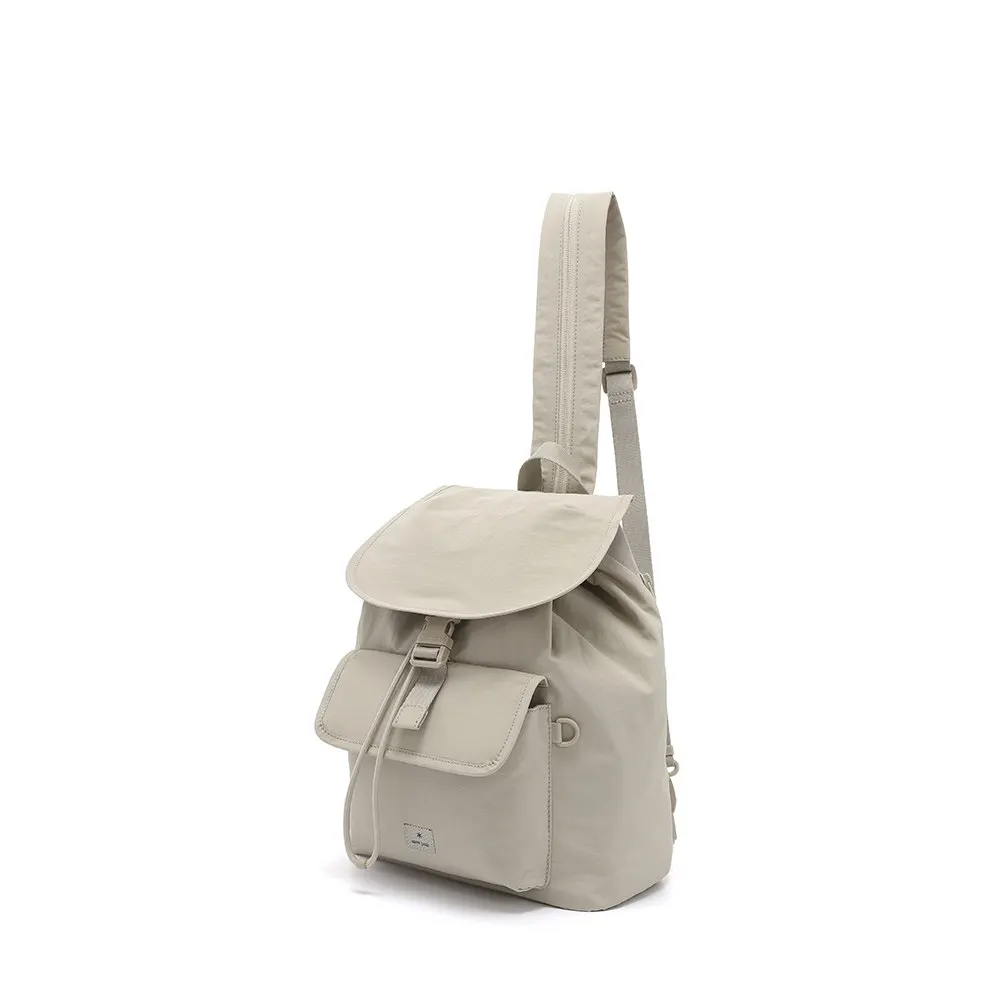 snow peak Solid Color 9L Mini Backpack 2-in-1 Straps Basic Fashion All-Match Daypack