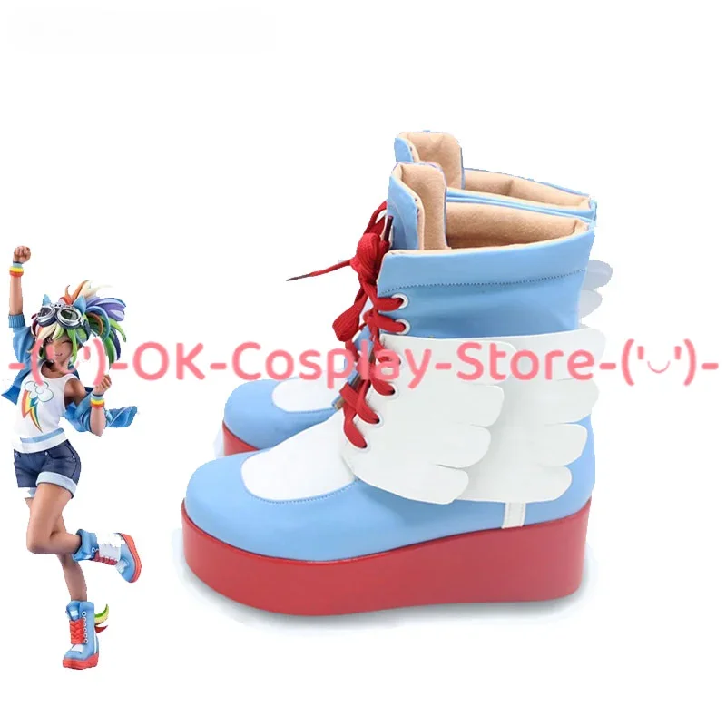 Dash Cosplay Shoes Halloween Carnival Boots PU Leather Shoes Cosplay Props Custom Made