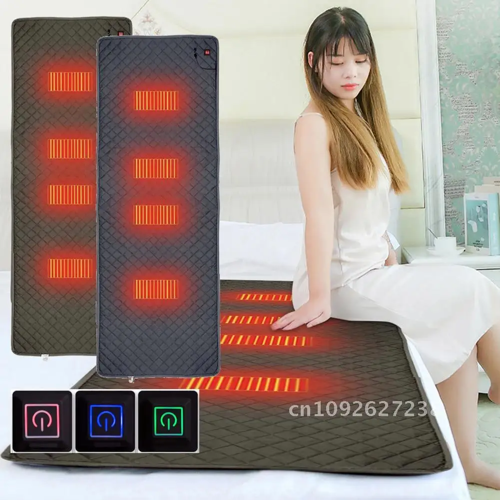 5V USB Electric Blankets Mat Winter Body Warmer Mattress Thermostat Heating 5V USB Heated Camping Sleep Mat Outdoor Indoor