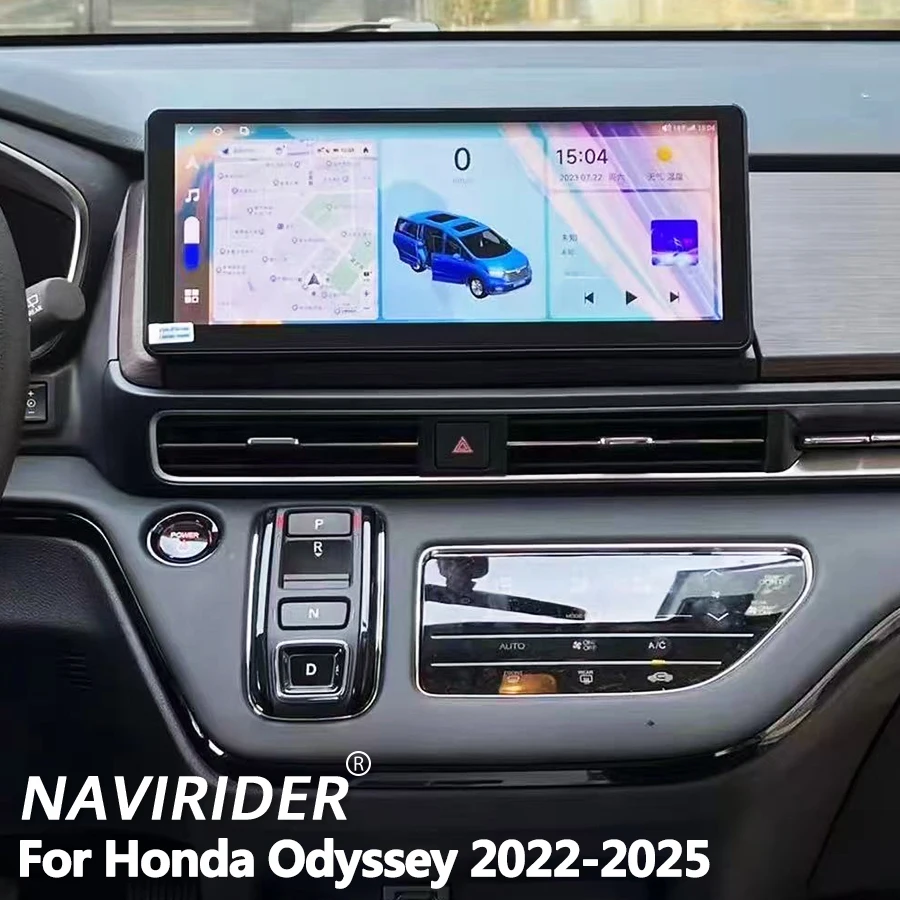 12,3 Zoll Android Autoradio Carplay, für Honda Odyssey 2022-2025 Multimedia Video Player GPS Navigation Head Unit Stereo 256 GB