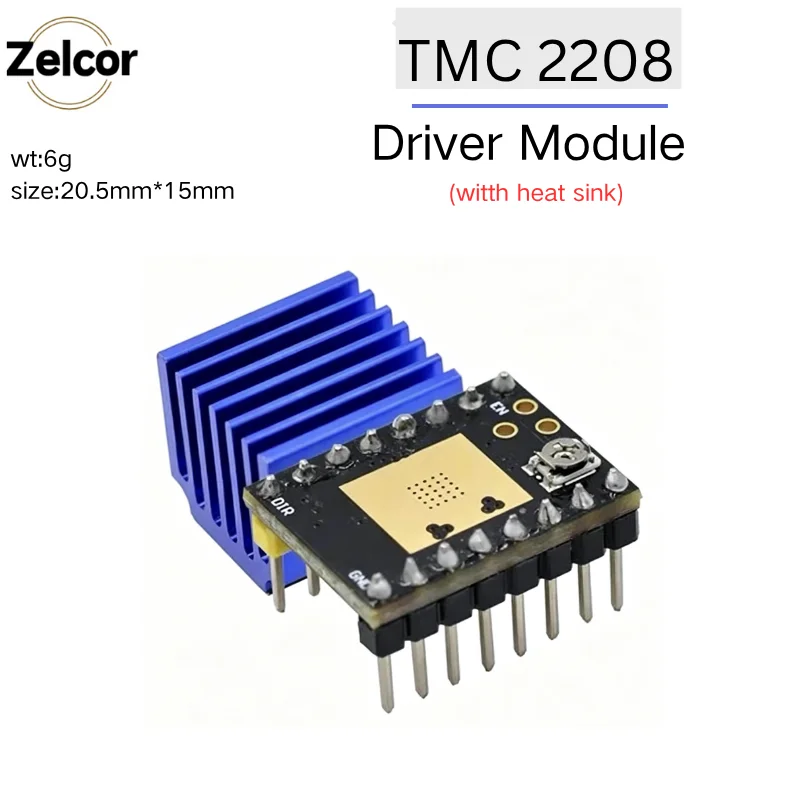 TMC2209 TMC2208 Stepper Motor Driver 3D Printer Accessories TMC2209 TMC2208 ATD5833 Stepper Motor Ultra Quiet Drive Module