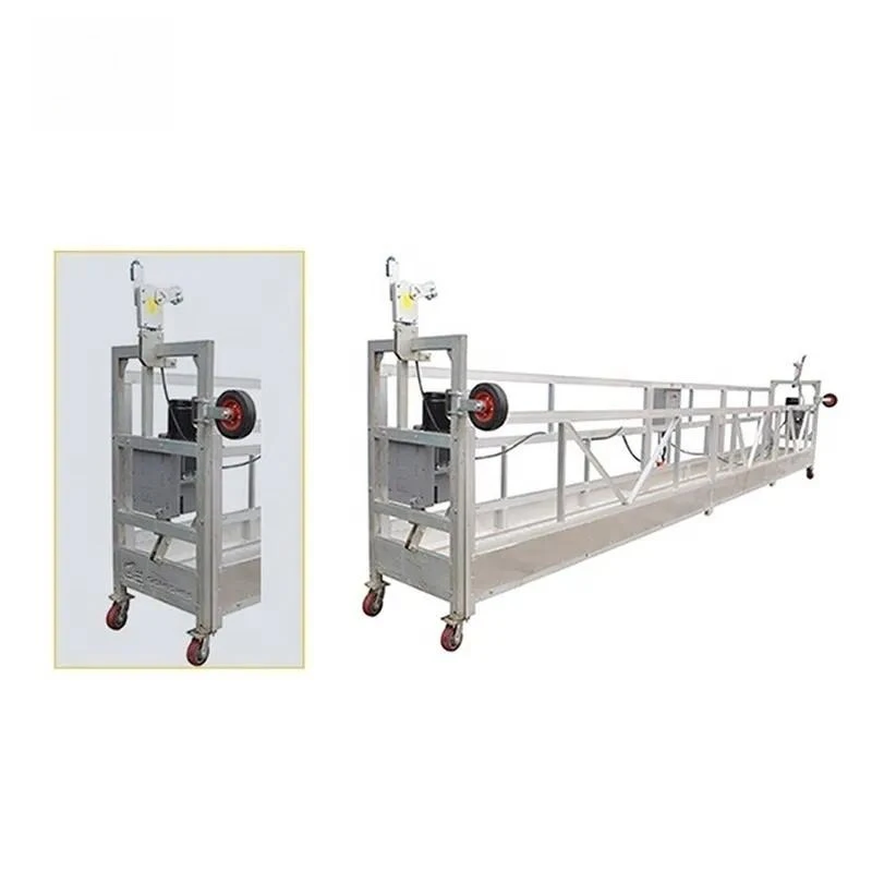 Suspension platform components, lifting and installation brackets, end C-shaped ring frames