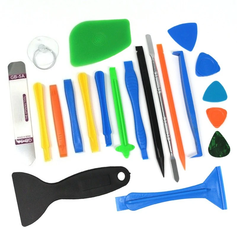 20pcs Phone Screen Repair Tool Kit Pry Tools and Tweezers Set for IPhone Samsung and Tablet Disassembly