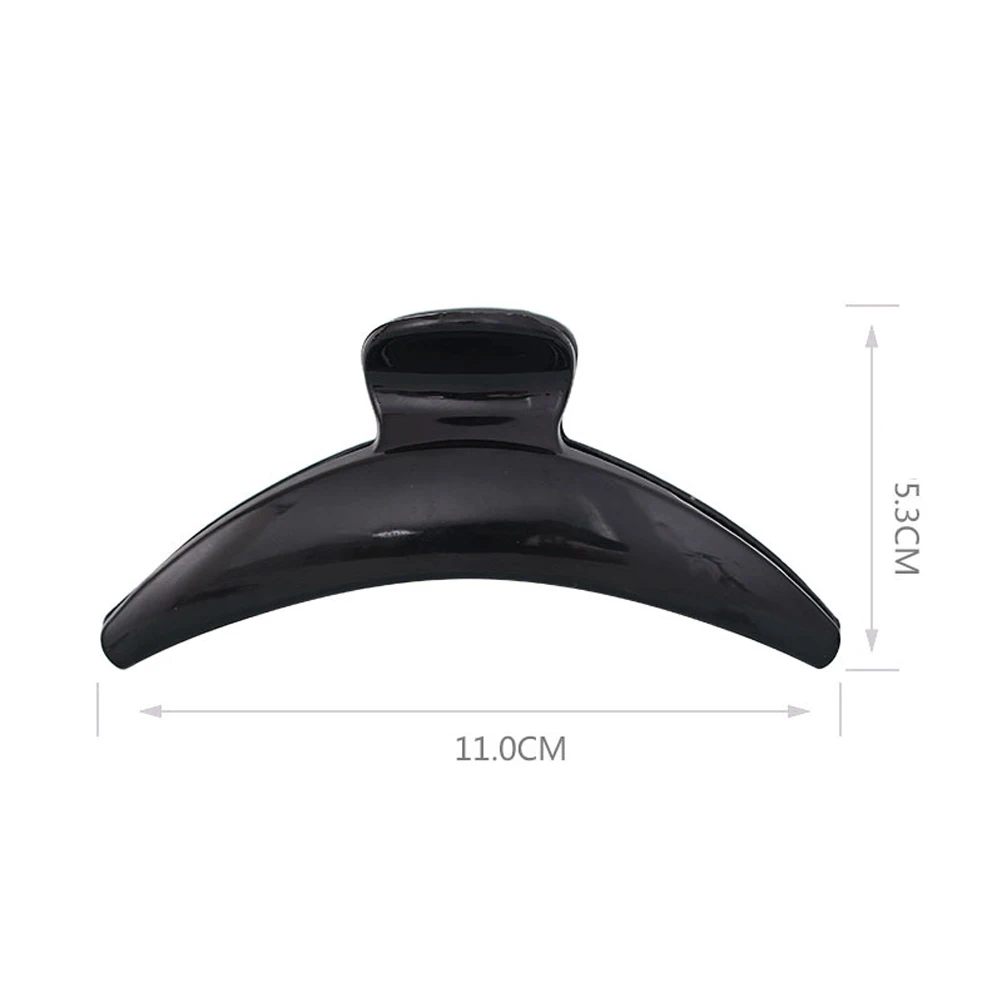 

2pcs Ladies Shower Hair Clips Moon Jaw Decor for Women Lightweight Durable Plastic Hair Accessories Home Outdoor