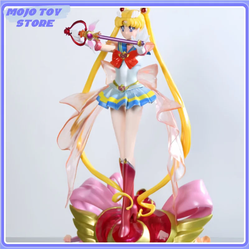 

35cm Sailor Moon Anime Character Tsukino Usagi Pvc Action Doll Statue Model Decoration Collection Doll Model Toy Gift To Kid