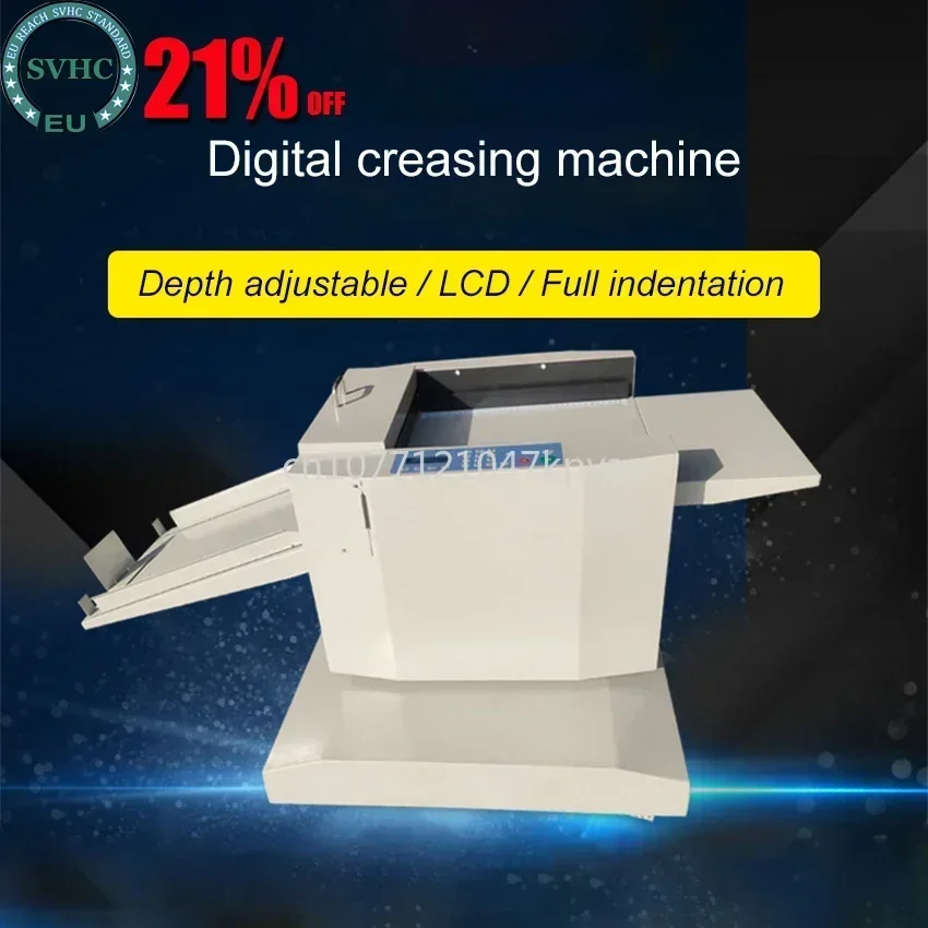 Machine Electric Creasing Machine Paper Folding Machine 220V 120W 340 Type Full Automatic Digital A3 Size Paper Creasing