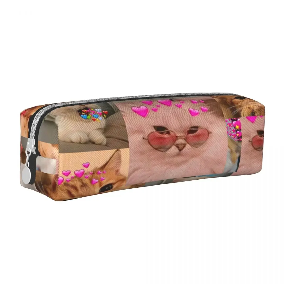 

Funny Cat Pencil Case Cute Pen Holder Pencil Bags Student Large Storage School Supplies Cosmetic Pencilcases