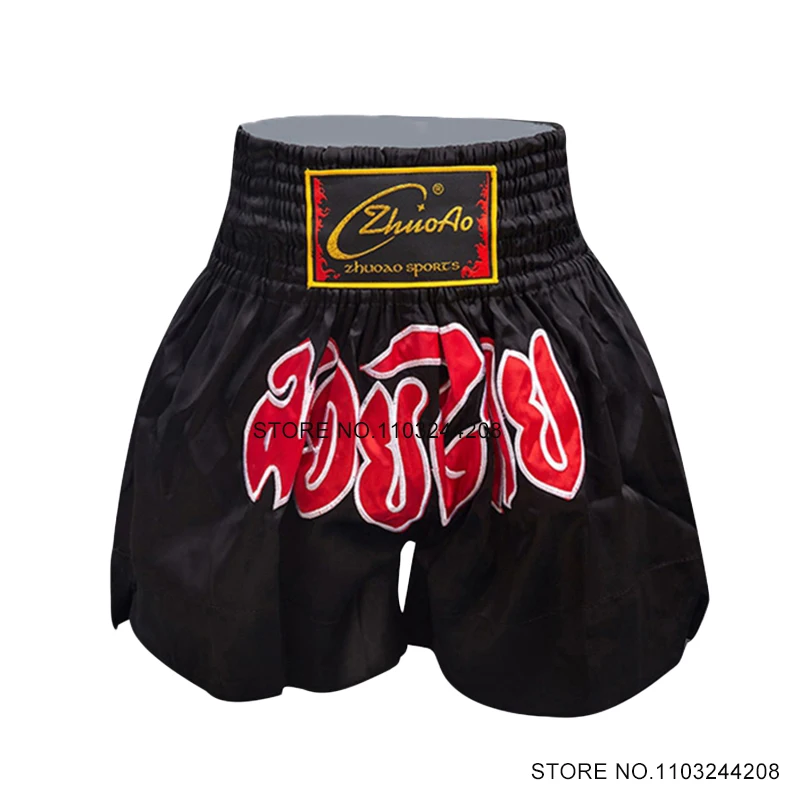 

Muay Thai Shorts Lightweight Boxing Shorts Child Men Women Martial Arts Clothing Gym Training Grappling Kickboxing Fight Pants