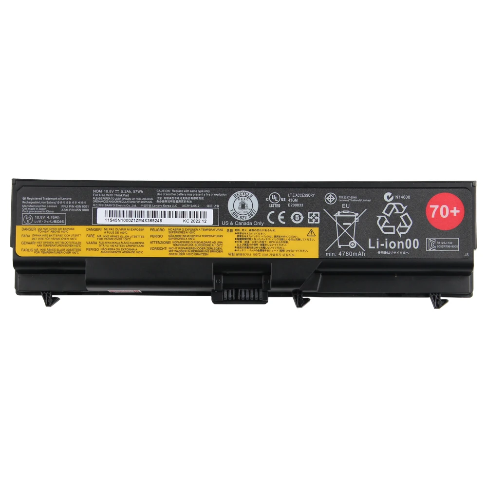 Original Replacement Battery For Lenovo E50 E520 T430 T530 E40 SL510 W520 W530 L530 T430i L430 SL410K T410 L421 SL510 T510I