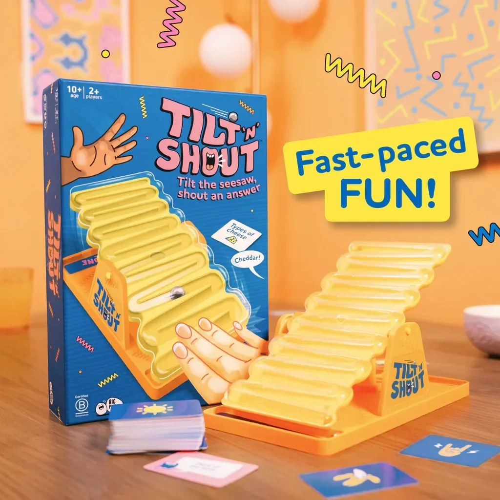

Захватывающие качели-качалки Tilt n Shout Настольные игры Забавные семейные настольные игры Головоломки Битва Викторина Многопользовательские игроки Игра для вечеринок