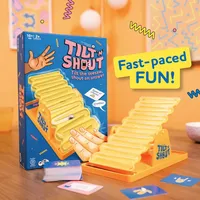 Exciting Rocking Seesaw Tilt n Shout Board Games Funny Family Table Games Puzzle Battle Quiz Multiplayer Players Party Game