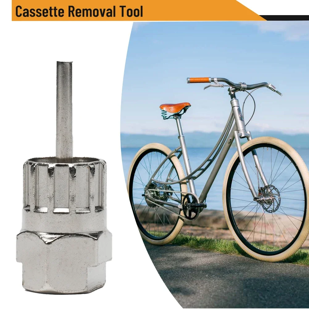 1pcs Bicycle Cassette Removal Tool High Carbon Steel Freewheel Lock Ring Remover For-SRAM Bicycle Maintenance Accessories