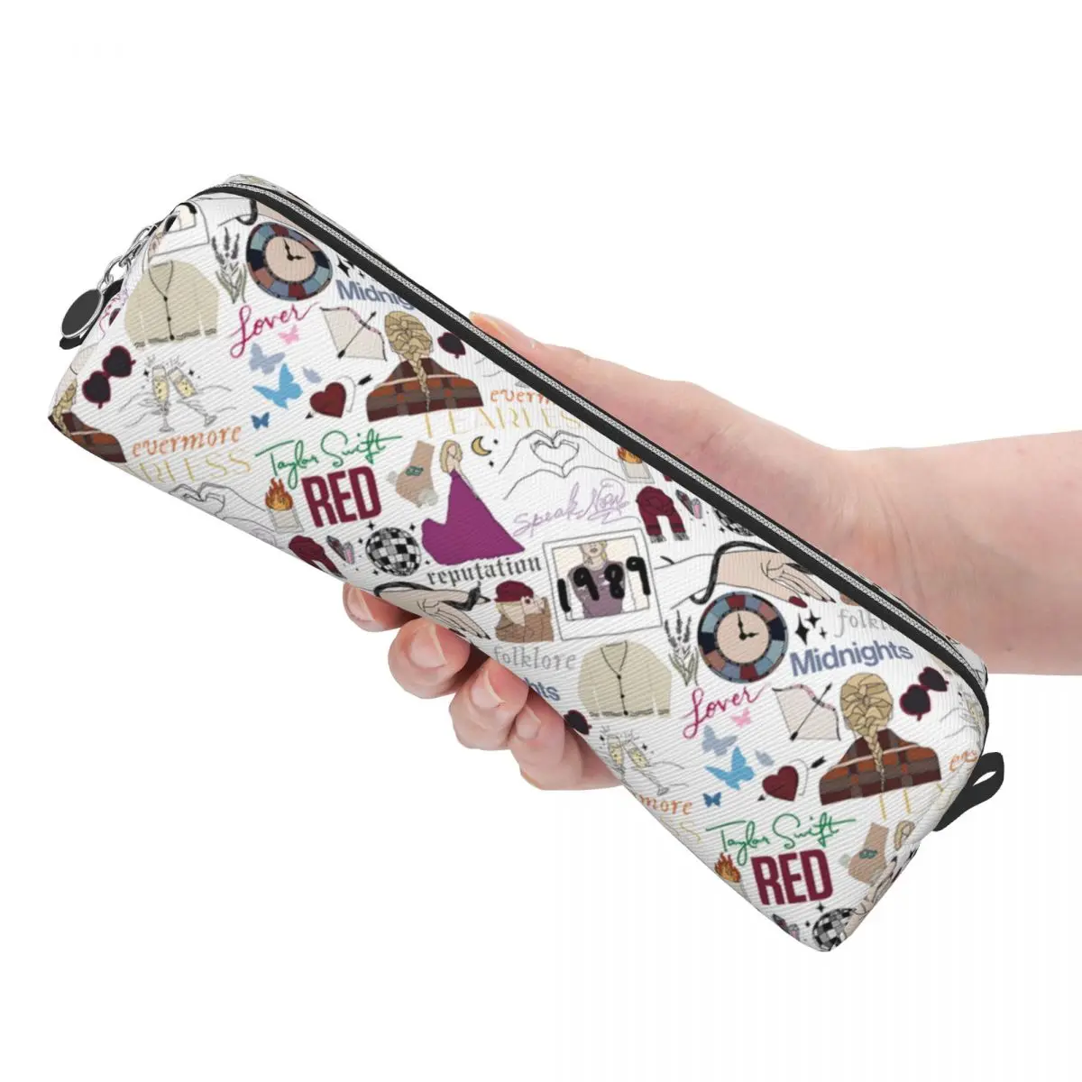 테일러 스위프트 에라스 투어 미드나잇 필통, 학생용 대형 수납 파우치, 학생용 선물 문구