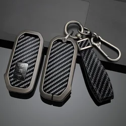 7 Buttons Zinc Alloy + Leather Car Key Case Cover for Kia 2024 Sportage 2023 Niro Hybrid 2021 Sorento MQ4 2022 EV6 GT-Line K8 V6