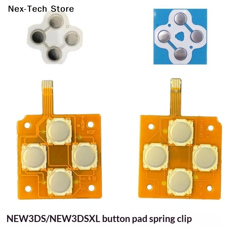 [NT]1Pcs D-Pad Dome Snap PCB Board Buttons Conductive FIlm For New 3DS / New 3DS XL Controller Key ABXY Button PCB Board Sticker
