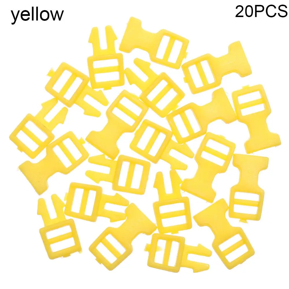 10/20pcs 4mm Outdoor Camping Webbing Asseccories Dog Collar Strap Handmade Backpack Button Mini Buckle  Bags Buckles