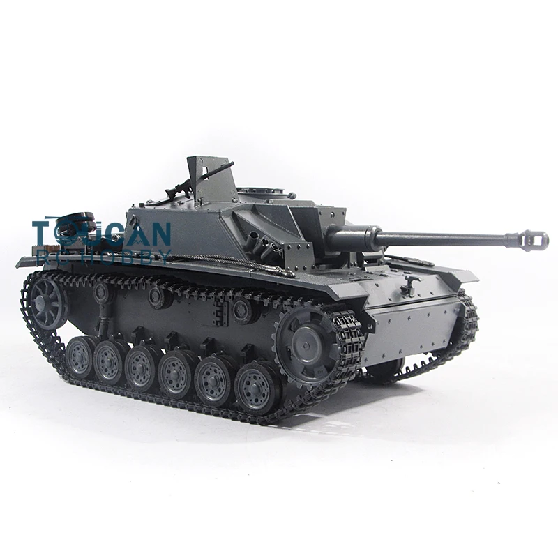 마토 1/16 키트 RC 탱크 그레이 독일 Stug III 적외선 Ve 1226 RC 모델 장난감 선물 TH00670