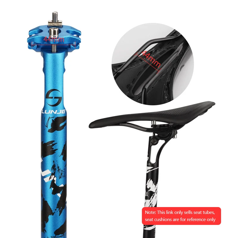 MTB Seat Post 27.2/30.9/31.6mm Bicycle Seatpost 400 Aluminum Alloy Matte Hollow Out Adjustable Angle Bike Seat Tube for Cycling