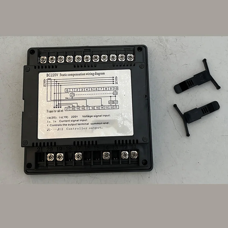 JKL2CF-6 step 220V  power factor controller cos for low voltage power capacitor power correction device  power relay RVC  PFC