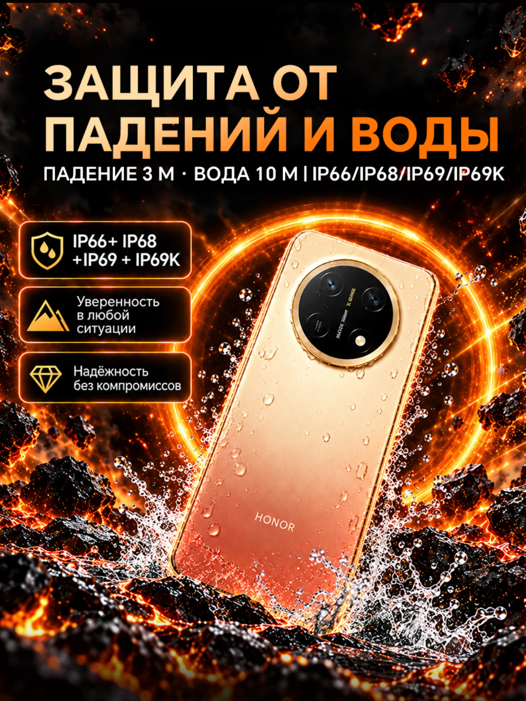 Honor X9e Pro 5G Russian Version Phone - 6.8" 120Hz AMOLED, 11000mAh