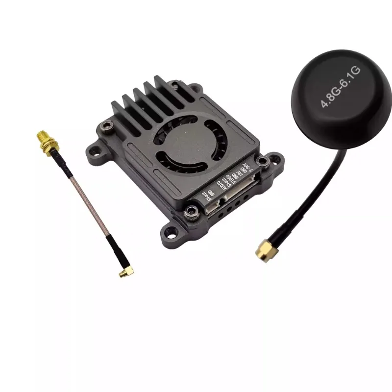 

FPV VTX 4,9G/5,8G/6G 72CH 3W Высокомощный видеопередатчик FPV с расширяемыми точками частоты для RC FPV дронов дальнего действия