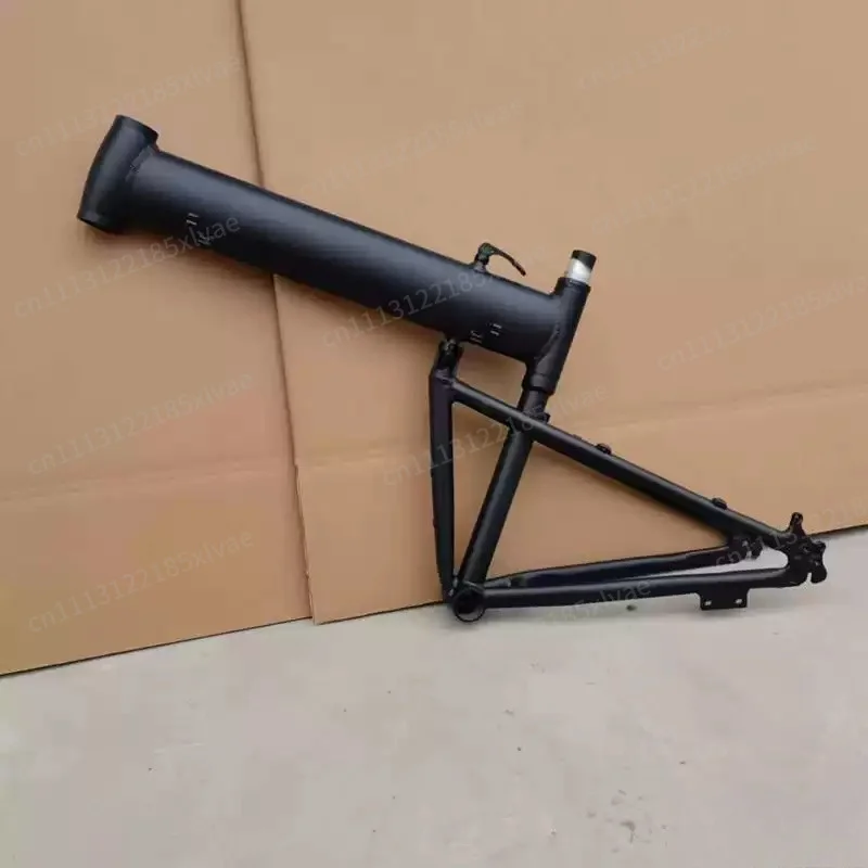 26/27.5-inch Folding Mountain Bike Frame Made of Aluminum Alloy, Compatible with DIY Assembled Lithium Electric Bicycles