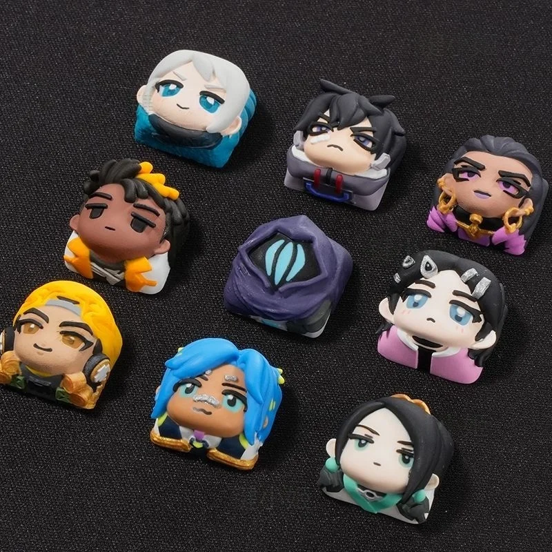 

2025 ВЛРТ, игровая периферия, версия Q, милый колпачок из смолы, ключ Esc, украшение для киберспорта, праздничная игрушка, подарки-сюрпризы