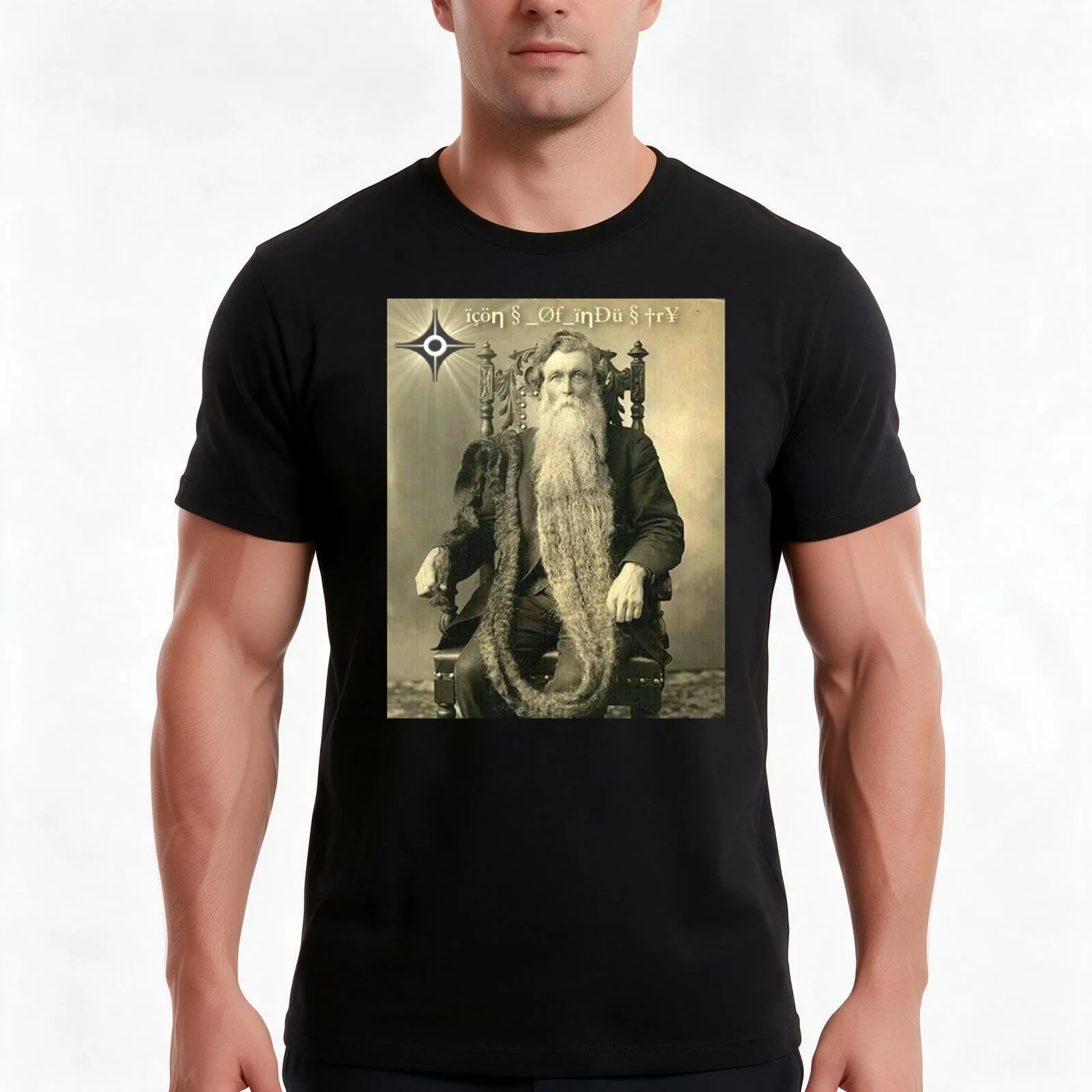 The Bearded Patriarch T-Shirt Summer Casual Cotton Tee Oversized Streetwear Tops Vintage Graphic Print Unisex Men Women