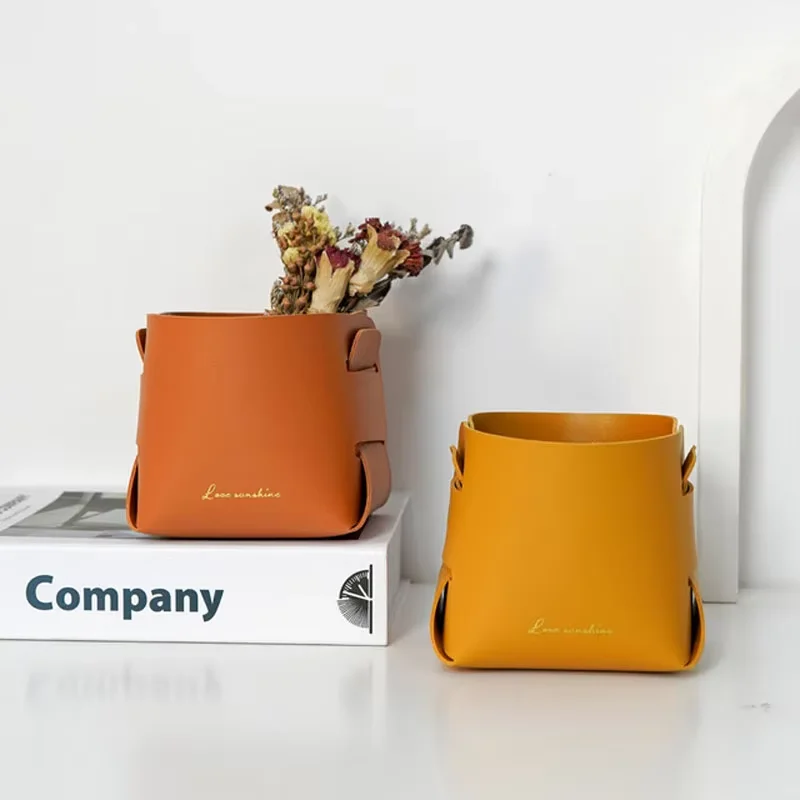 

Складной ящик для хранения из искусственной кожи