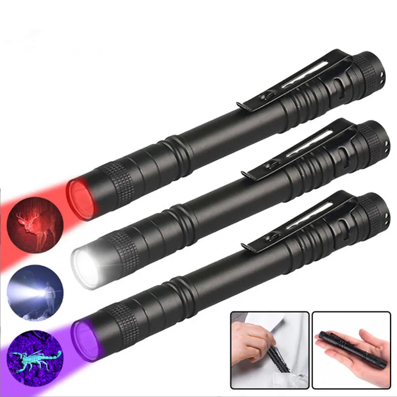 

Light Mini Portable Q5 LED Flashlight Aluminum Alloy Pen-shaped Home Flashlight AAA Outdoor Bright Light Flashlight