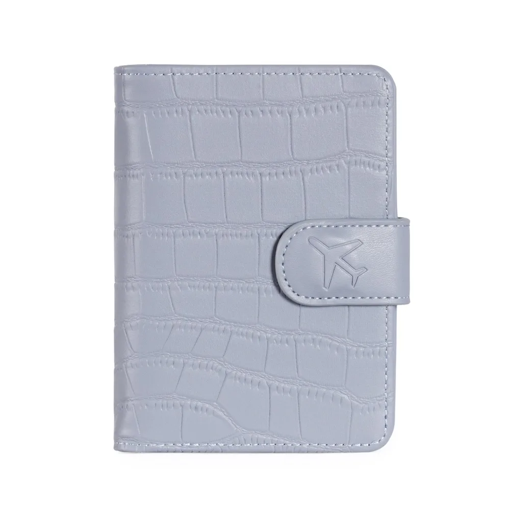 

RFID Anti-theft PU Passport Bag Airplane Check-in Multifunctional Passband Holder Ticket Holder Purse Storage Card Bag Men